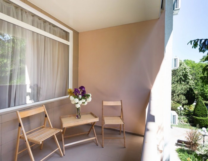 Одноместный с балконом/ 1 корпус - Пансионат «Солнечный» Николаевка