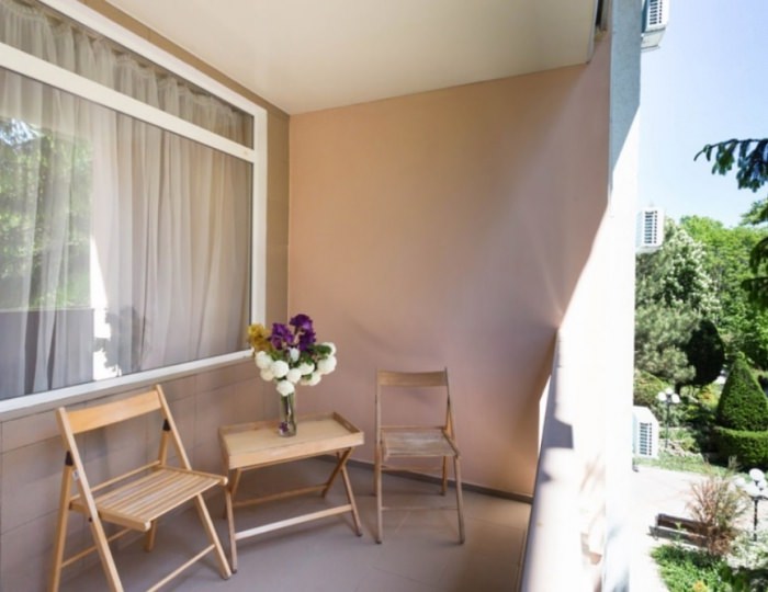 Семейный четырехместный с балконом/ корпус 1 - Пансионат «Солнечный» Николаевка